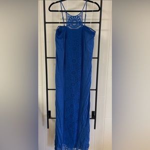 Royal Blue Maxi Dress-Size L
